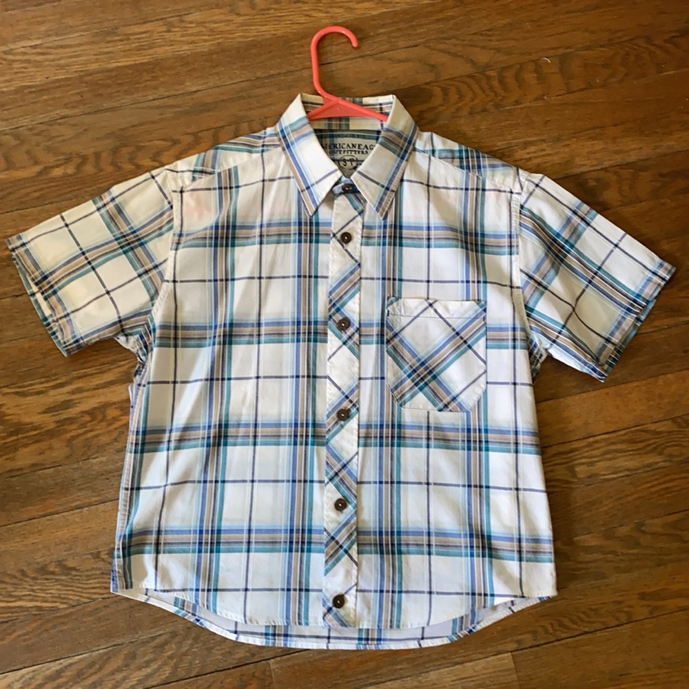 Madras shirt I cropped for myself